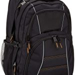 Amazon Basics Sac à dos pour ordinateur avec bretelles rembourrées et compartiments de rangement pour stylos, clés, téléphone portable Convient à la ...