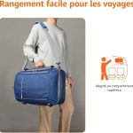 Amazon Basics Sac à Dos Voyage 40L, Bagage Cabine (51x38x20cm), Bretelles Rembourrées, Compartiment PC 17