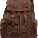 Sac à Dos décontracté Unisexe en Toile à bandoulière café 27.9 x 16 x 41.9 cm : Amazon.fr: Mode
