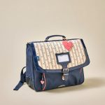 Cartable primaire Clara imprimé marine Collection Cyrillus X Tann's Cyrillus FR