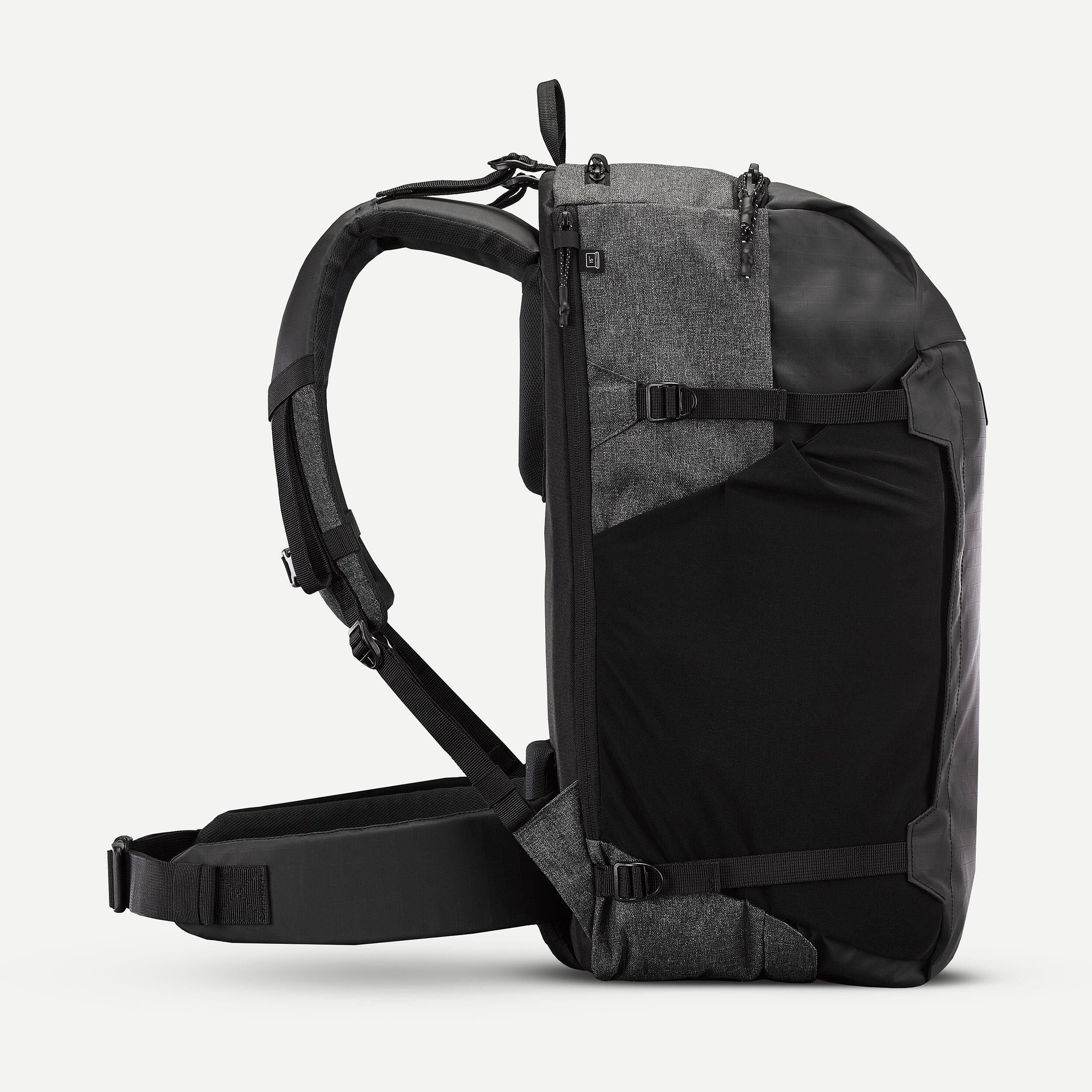 sac-a-dos-40x30x20-decathlon-536gfo.jpg Sac à dos de voyage 40L, Travel 500 Organizer noir | Decathlon – Image 1