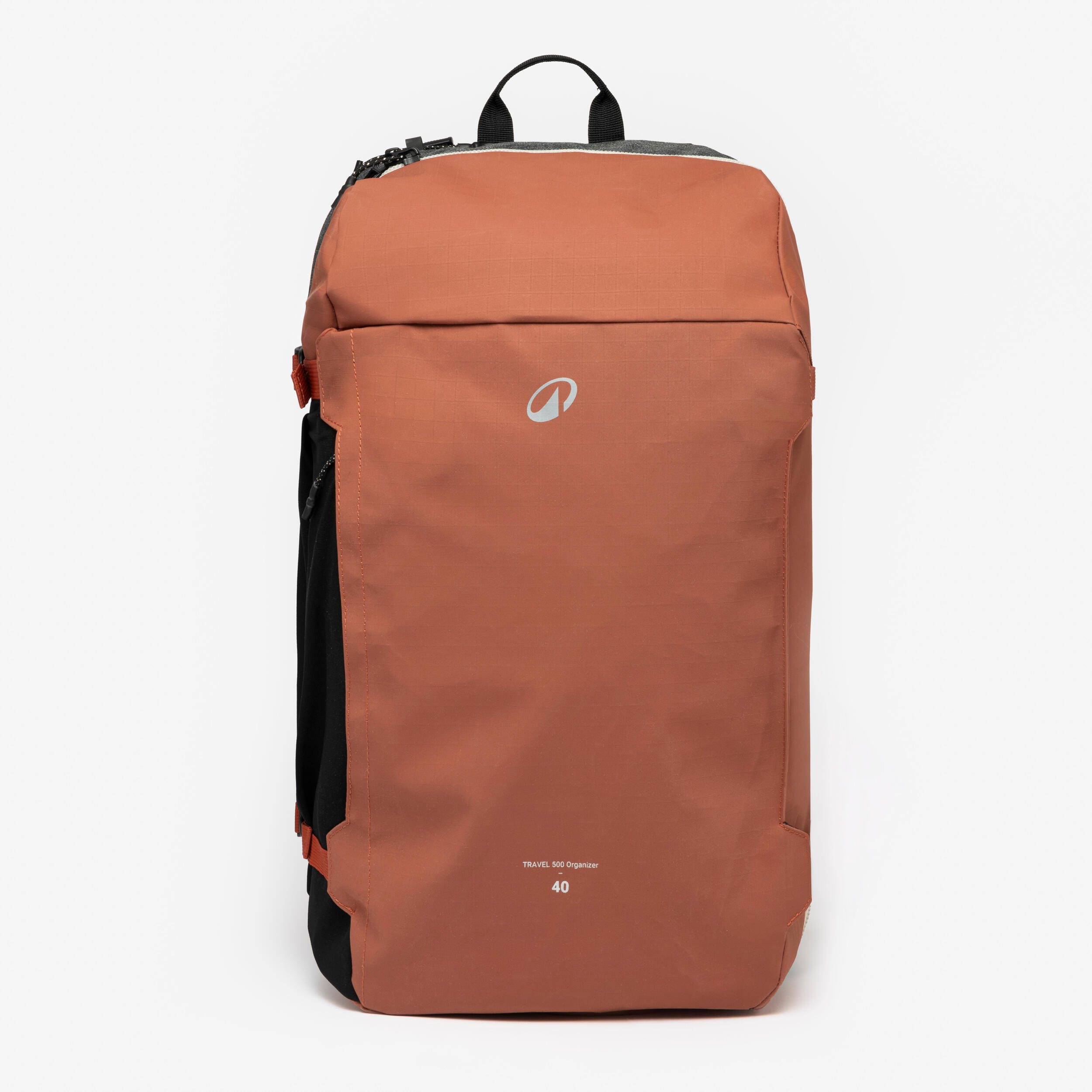 sac-a-dos-40x30x20-decathlon-881mlz.jpg Sac à dos de voyage 40L, Travel 500 Organizer marron | Decathlon – Image 1