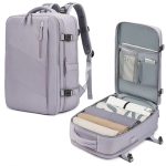 Sac à Dos Femme Voyage Avion Cabine Élégant Violet