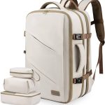 LOVEVOOK Sac à Dos Cabine 40L, Grand Sac a Dos Voyage Avion Homme Femme | Extensible, Résistant Aux Éclaboussures, 17.3 Pouces Compartiment pour Ordinateur, Bagage à Main pour Avion Travail : Amazon.fr: Informatique