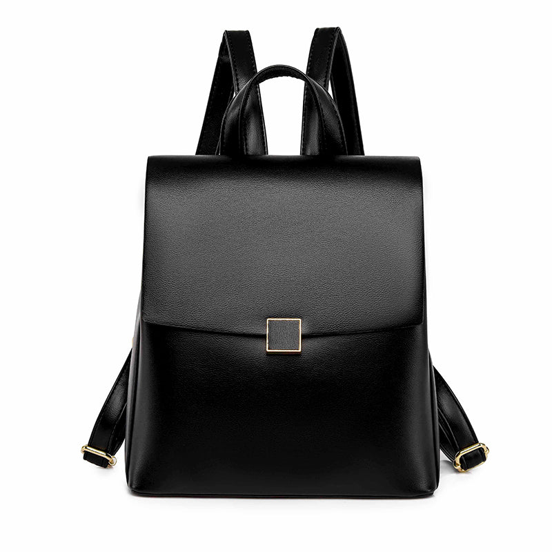 sac-a-dos-elegant-femme-541bkg.jpg Sac à Dos Femme Chic & Compact┃Cuir Tendance┃Design Élégant┃Confort Quotidien – Belle & Sac – Image 1