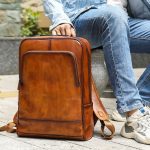 Sac à dos homme cuir vintage