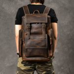 Sac à dos en cuir homme