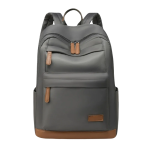 Sac à Dos Nylon Imperméable pour Femme Gris
