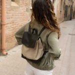 Petit sac à dos en lin français Made in France Bhallot