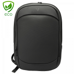 Sac à dos pour ordinateur portable de 16 po, extensible, compact et écologique V7 Noir