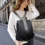 Tendance Sac à Dos Femme Chic 💚 Sac élégant 2 en 1