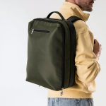 Sac à dos valise kaki nylon compatible format cabine