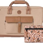 CABAIA Sac de Voyage Duffle Adventurer Kuala Lumpur 40L Compatible Bagage Cabine 45x30x29 Déperlant & Certifié Vegan 2 Poches Compartiment à Chaussures Sac Week End, Sac de Sport Marron : Amazon.fr: Mode