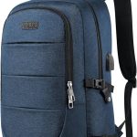 AMBOR 17.3'' Sac à Dos Portable,Sac a Dos Ordinateur avec USB Charging Port | Déperlant Sac a Dos Voyage Cabine, Sac a Dos Antivol Avion pour Homme ...
