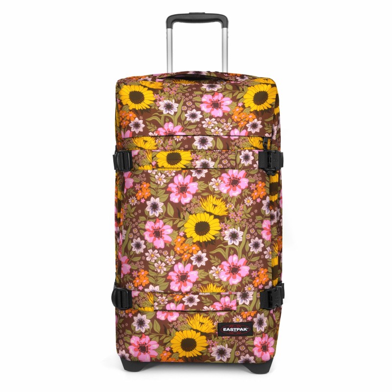 sac-eastpak-voyage-595ipx-1.jpg Le sac de voyage Eastpak Transit'R L 8E6 Popflower Brown est léger – Image 1