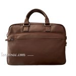Sacoche d'ordinateur 15 pouces pour femme et homme en cuir