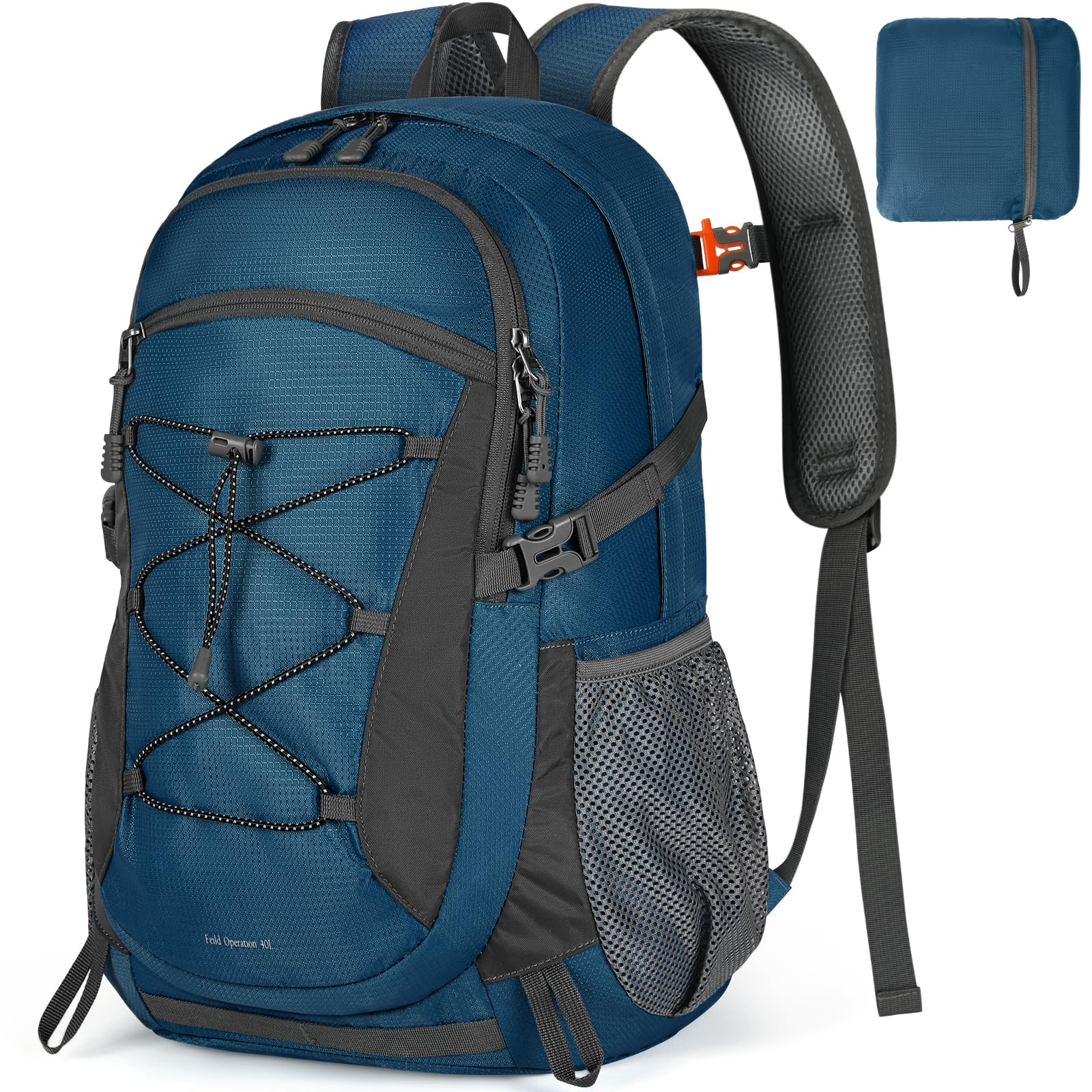 sac-randonnee-520pay-1.jpg RAINSMORE Sac à Dos Randonnée 40L Ultra Léger Pliable Sac à Dos Voyage Homme Femme Imperméable Sac à Dos Trekking Grande Capacité pour Alpinisme ... – Image 1
